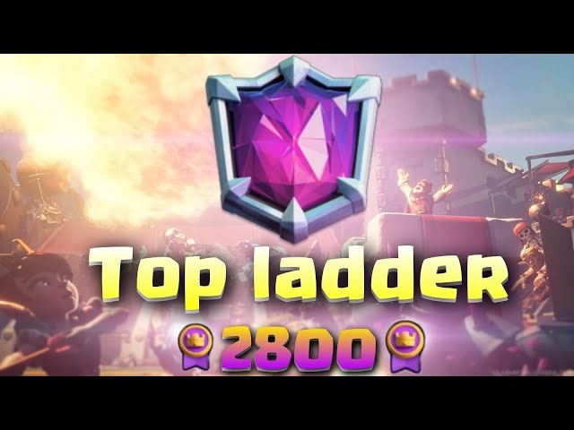 2800🏅Giant Double Prince In Top Ladder Gameplay - Clash Royale
