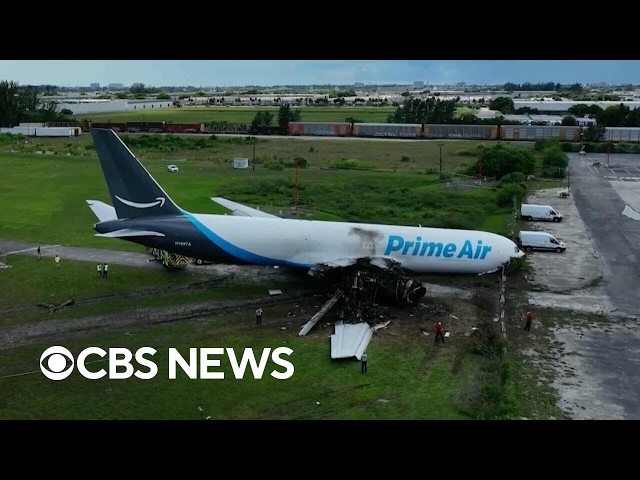 NTSB releases footage of Miami cargo plane crash site