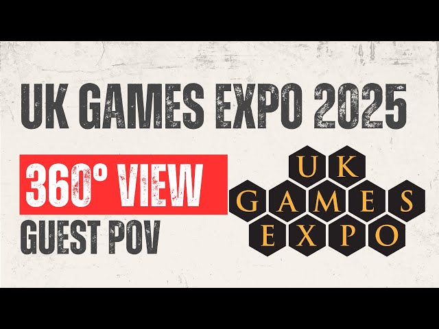 360 Immersive Video of UK Games Expo! UKGE 2025 POV