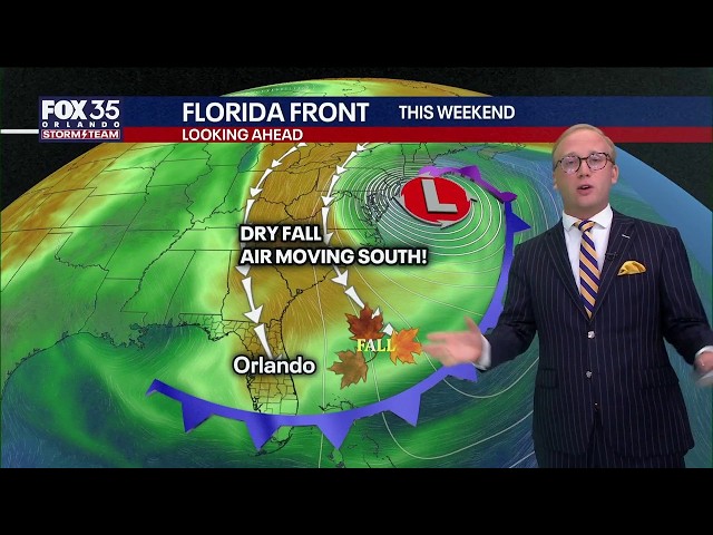 Orlando Weather Forecast: First BIG Fall Front Coming!