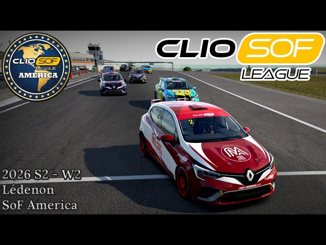 Clio Cup SoF America League | S2 2026 - Week 2 | Lédenon