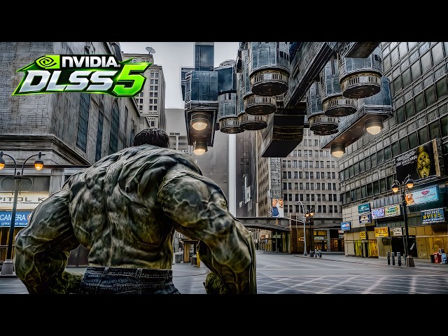 Hulk (2008) Looks INSANE in DLSS5 5 4K 60FPS 🤯 | Ultra Realistic Graphics & Reflections