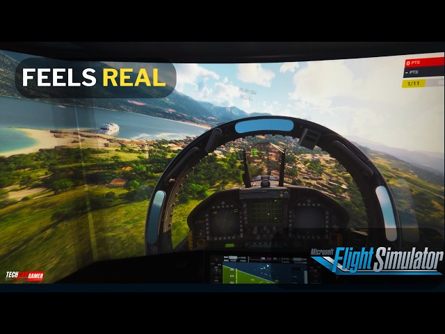 Microsoft Flight Simulator 2024 - TRIPLE SCREEN SETUP !!