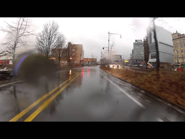 Tuesday morning #commute - Rainy and cold - front camera, part 1/3