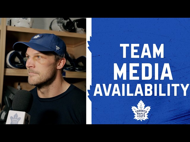 Maple Leafs Full Media Availability | Pre Game at Calgary Flames | October 26, 2026