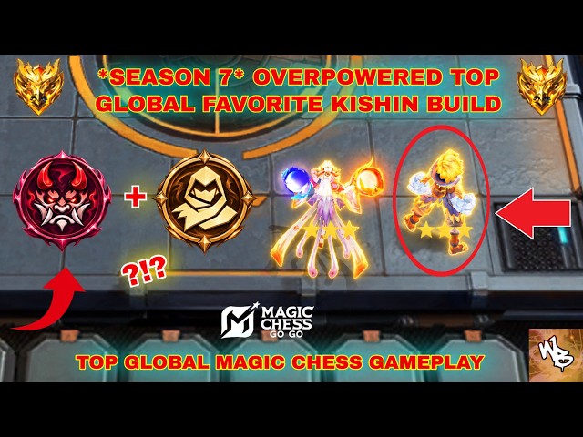 SEASON 7 INFINITY GOLD KISHIN SYNERGY COMBO AUTOWIN  - BEST MAGIC CHESS STRATEGY - MAGIC CHESS GO GO