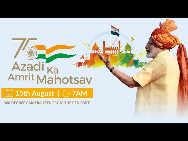 Exclusive 360-degree video of PM’s Independence Day Speech