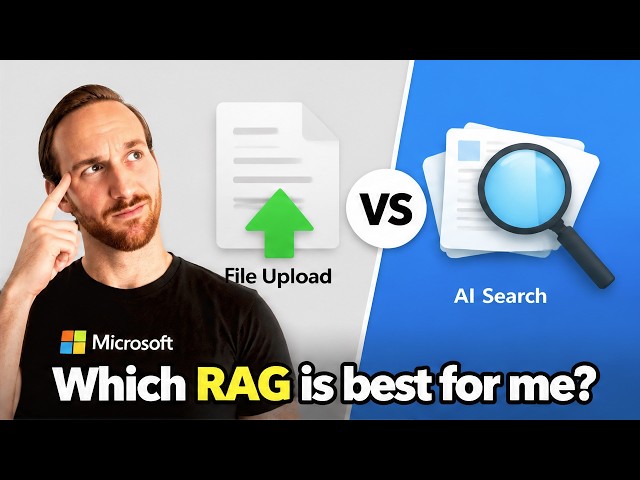 Microsoft Foundry RAG: Custom Indexing vs File Upload - in 5 minutes