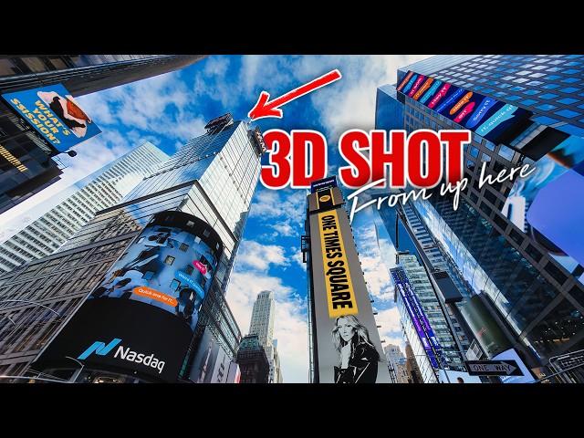 Таймс-сквер кажется тихим сверху | VR180 URSA Cine — эффект полного погружения и релаксации