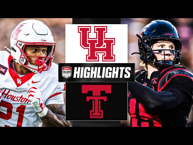Houston Cougars vs. Texas Tech Raiders | Highlights | ESPN College Football