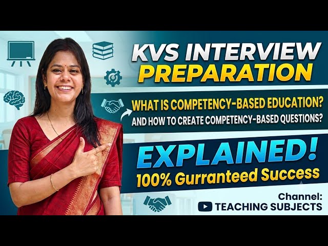 KVS Interview Preparation | Competency Based Education | CBQ | #kvsinterviewpreparation