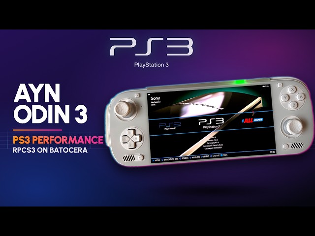 PS3 Emulation on AYN Odin 3 with RPCS3 Linux - 6 Games Tested