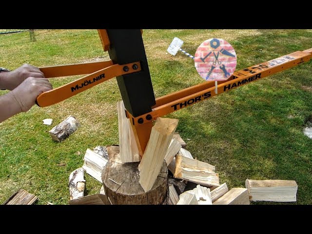 DIY Wood splitter - Thor's hammer:)