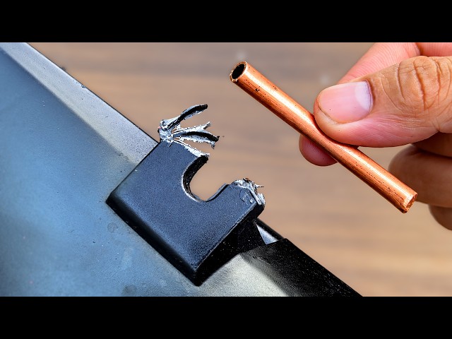 Nobody Has Thought of This Intelligent Plastic Repairing Technique!