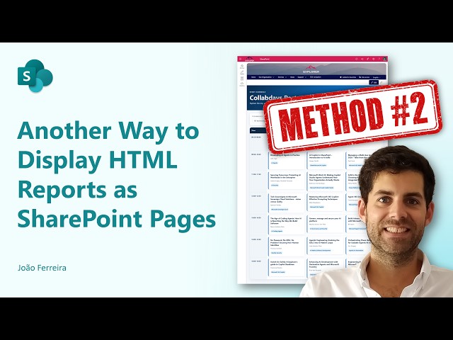 Another Way to Display HTML Reports as SharePoint Pages