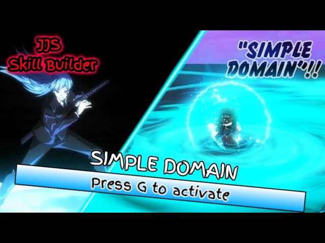 how to make SIMPLE DOMAIN in SKILL BUILDER!! w/ code - Jujutsu Shenanigans
