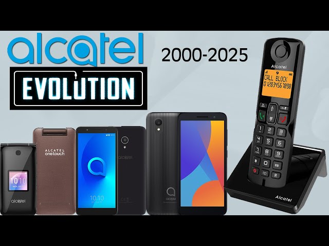 Evolution Of Alcatel Mobile Phone 2000 To 2025 | All Alcatel Mobile Phones Evolution