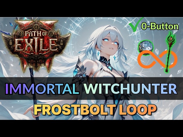 [PoE 2] The 0-Button AFK Infinite Loop Immortal Witchhunter | 0.5.5 Forbidden Rites