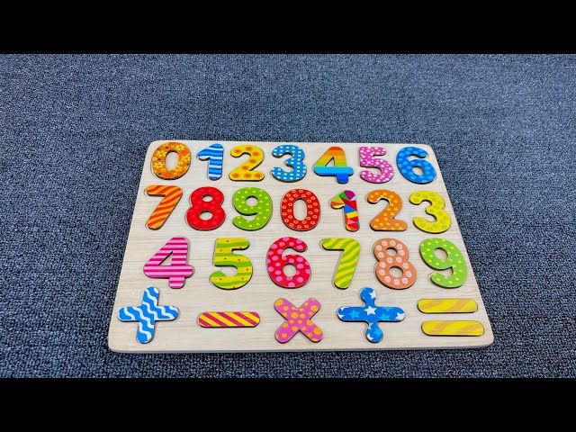 Best Learning Numbers & Counting Shapes ActivityPuzzle Toddler Learning Video!