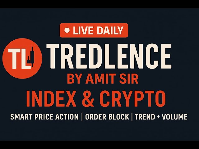 LIVE Crypto Scalping 🚀 | London Session BTC/ETH Trades | 15min-5min Chart | Tredlence by Amit Sir