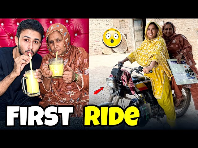 Baji First Bike Ride With Maa Ji 😱Mohsin Army Vlogs