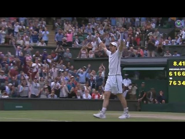 Murray celebrates thrilling five-set win over Tsonga