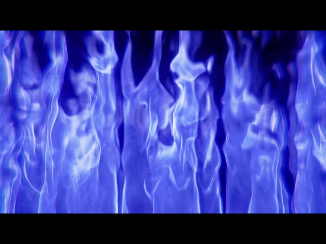 fire background. relaxing flames. blue fire one hour. fire full hd 60 fps