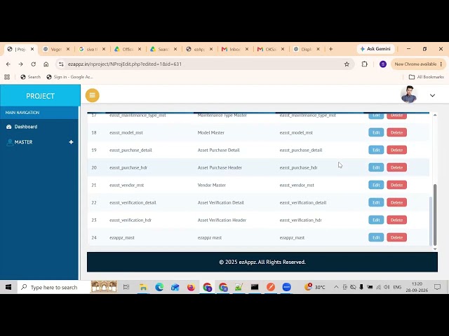 Developing Asset Managment Application or any application in just 2 hr