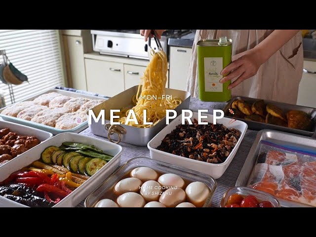 5 Days of Meal Prep｜Easy Bento Lunches｜Honey Plum Syrup