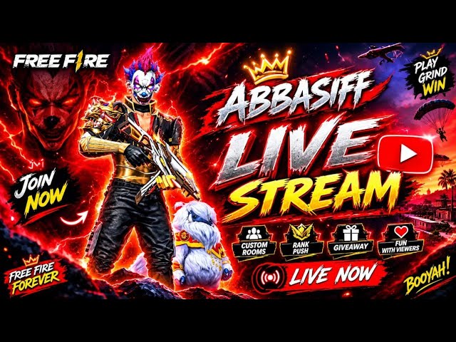 🔴 FREE FIRE LIVE 🔥 | PRO GAMEPLAY 🎮 | ABBASI FM
