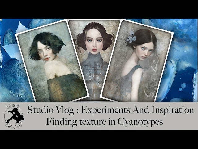 Studio Vlog : Experiments And Inspiration. Finding Texture In Cyanotypes