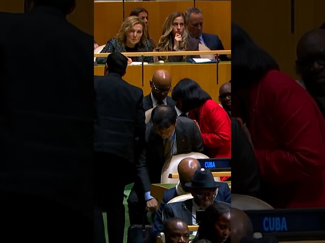 Cuban delegation walks out of Trump U.N. speech