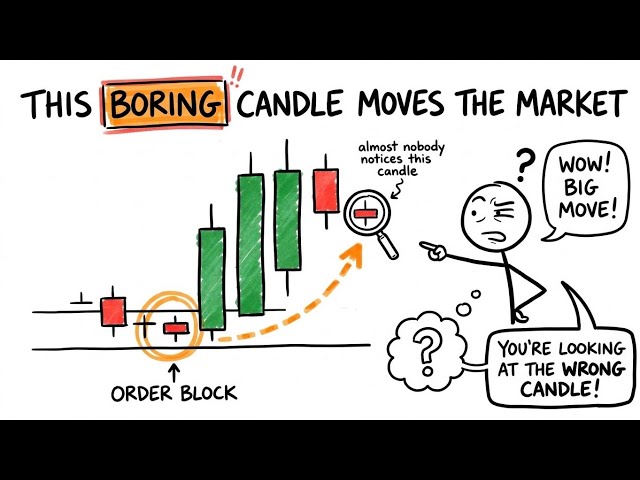 This Boring Candle Moves the Market — Order Blocks Explained