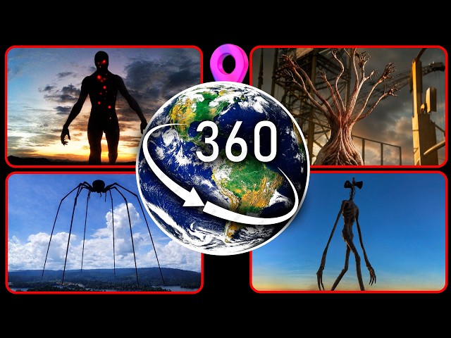 Best of May Monsters from Google Earth! — VR 360°