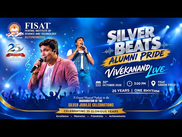 Silver Beats | FISAT Silver Jubilee Celebrations | Vivekanand LIVE 🎓✨