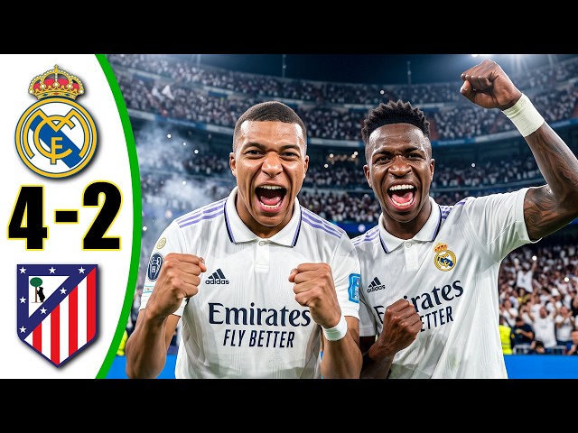 Real Madrid vs Atletico Madrid 4-2 - All Goals & Highlights - 2026