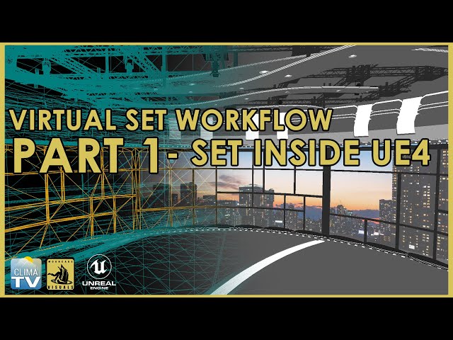 🎥 Unreal Engine Virtual production Workflow   Part 1 (Getting the set in Engine)