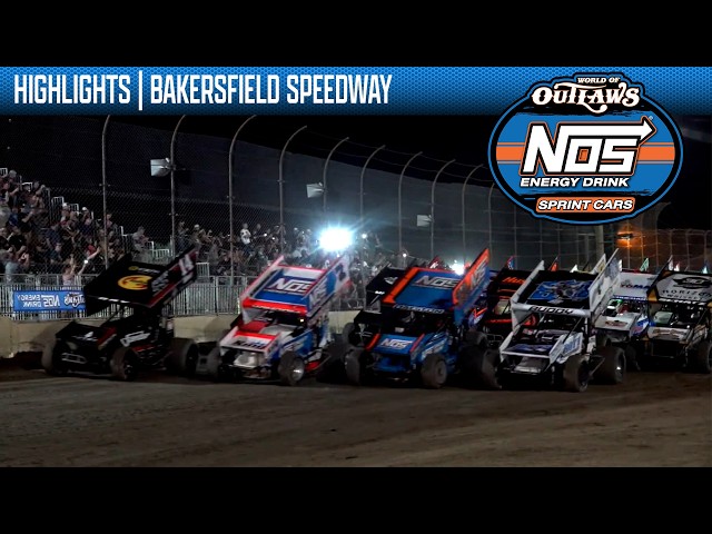 World of Outlaws NOS Energy Drink Sprint Cars | Bakersfield Speedway | Sept. 25, 2026 | HIGHLIGHTS