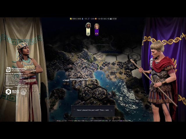 Civilization VII Hatshepsut Egypt / Difficulty: Immortal - Part II // AMD R9 7950X+RTX5080