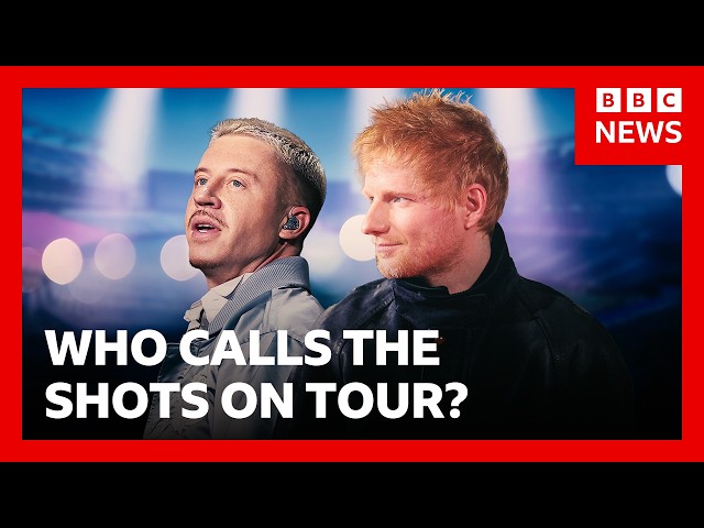 Ed Sheeran and Macklemore backlash: Who calls the shots on tour? | BBC News