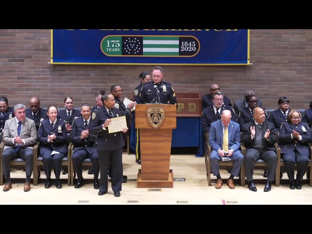 The NYPD welcomes a new class of School Safety Agents.