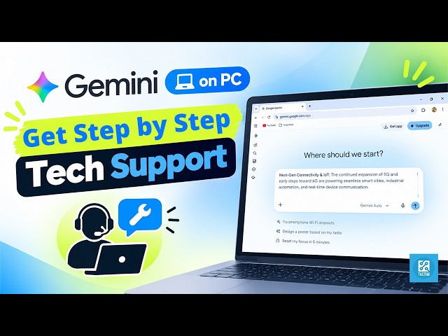How to Get Step by Step Tech Support with Gemini on PC (2026)