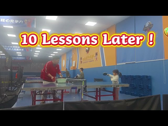 10 Lessons Later! 6-Year-Old’s Ping Pong Progress 🎯