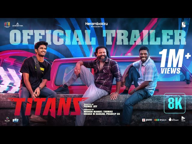 Titans Official Trailer | Jayasurya | Vinayakan | Sunny Wayne | Prince Joy | Nerambokku