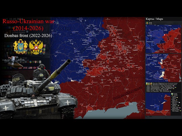 Russo-Ukranian War: Donbas front (2022 - 2026): Every day