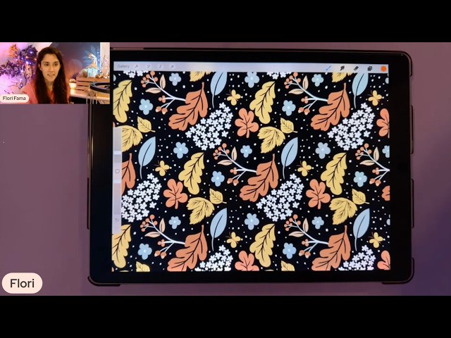 How to Make Patterns in Procreate 🎃 (WEEK FOUR) LIVE WORKSHOP 🎨