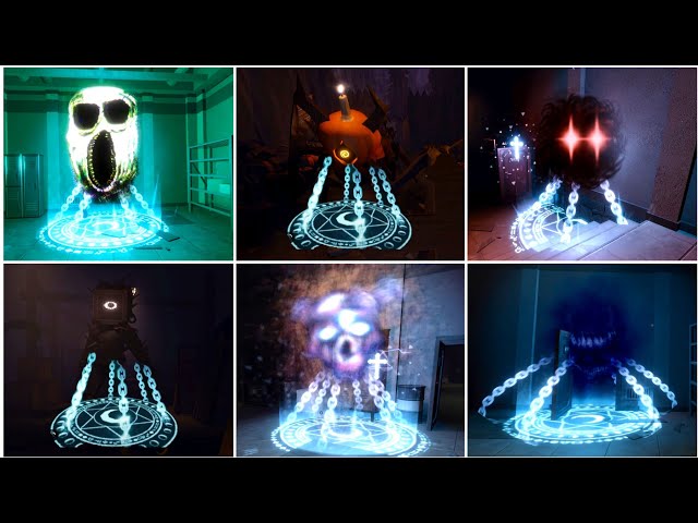 The Foundation & The Graveyard All Enemies Crucifix Use | Roblox 