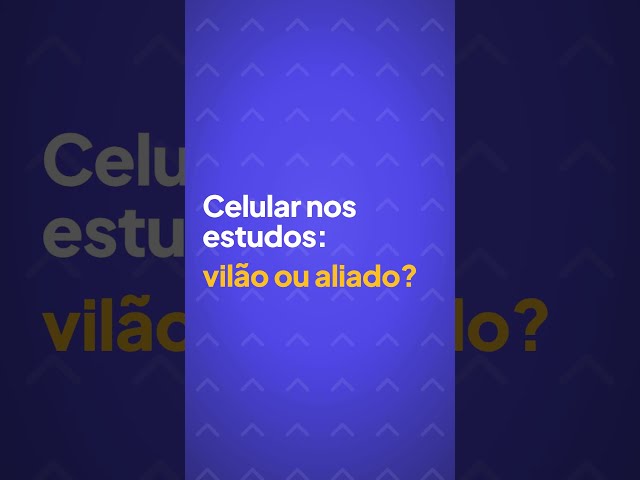 Celular nos estudos: vilão ou aliado? Como virar o jogo #shorts