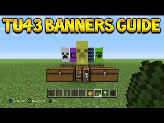 Minecraft Console Edition - Title Update 43 Banners Full Tutorial & Guide (Console Edition)