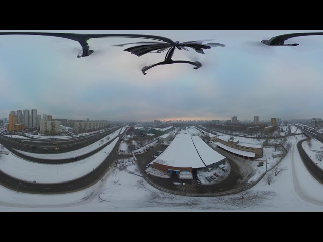 Test Insta360 Pro2 on DJI Inspire2 8K 59,9 fps